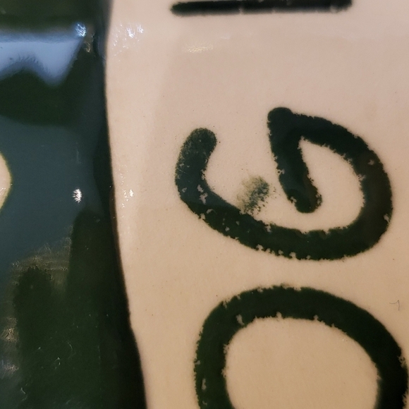 PET rageous Designs Mug Coffee Tea Ceramic "Dog Lover" Green white paws 3.7 - Picture 6 of 6